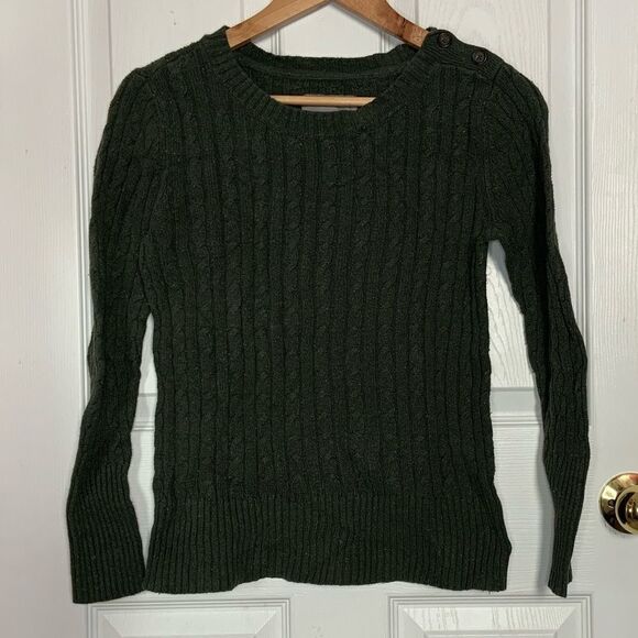 Knit Green Sweater - Picture 3 of 8